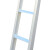 兴航发 XHF-LKBD20 铝合金宽邦单直梯子 2米加厚铝合金单梯1米-4米多规格选择承重100KG加宽踏板便携铝工程梯