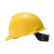 梅思安/MSA V-Gard ABS标准型超爱戴帽衬 V型无孔安全帽施工建筑工地劳保男女防撞头盔 黄色 1顶装 企业专享