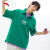 安踏（ANTA）半拉链短袖POLO衫男女同款夏款学院风针织上衣 浓郁绿-2 S