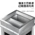 科力邦（Kelibang） 不锈钢垃圾桶 酒店垃圾桶宾馆电梯口带烟灰缸垃圾桶上开口 钛金黑白根 KB1020（1个）