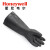 霍尼韦尔2095025黑色防护手套 巴固耐酸碱加长加厚氯丁橡胶防化手套41CM 杜邦C袖套+手套+手套环 8