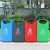 中环力安 分类室外垃圾桶户外果皮箱钢板烤漆 A 蓝色可回收物