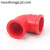 PVC红色管件 UPVC红管弯头 红色塑料水管90度接头 饮用水给水弯头 内径20mm