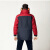 代尔塔405321时尚防寒服保暖外套可脱卸内胆装新雪丽低温-20 405321红色 XL