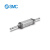 SMC CP96 系列 符合ISO(15552)标准 气缸/标准型 双杆双作用 CP96SDB40-125CW