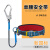 单腰式安全带腰带GM3617高空作业电工安全绳安全绳带挂 GM838-单小钩1.8米