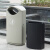迪恩斯（DEANS）户外大号加厚垃圾桶小区公园庭院室外果皮箱商用垃圾箱镀锌板 D-14C