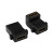 HDMI直通头 HDMI延长头 转接头 HDMI对接头 母对母 可固定 带耳朵 HDMI母对母 180度(带耳朵)