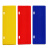 兆安德 塑料标志牌PVC通信电缆挂牌光缆吊牌电力通信线缆标牌 备件 54*86/黄色双孔/1000张 