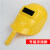 LISM半自动定制手持式防护焊工电焊焊帽脸防烤脸氩弧焊面罩适用于烧焊 黄色塑料普通手持