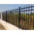 成锌钢护栏铁艺围栏社区防护删栏别墅花园栅栏厂区学校围墙护栏 2米高三根横杆/每米价价格