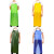 捷诺立（JNL）25355 防水防油PVC围裙加厚耐磨耐酸碱塑料工作服劳保围腰围裙绿色-WQ