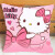 誉静凯蒂猫Hello Kitty抱枕可爱卡通少女心kt猫枕头套办公室沙发靠枕 2-双面同图 亮缎35X35CM(迷你)含枕芯