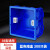 300只86型暗盒开关插座通用接线盒底盒保护盖加厚线盒可多个拼接 40高度蓝色暗盒