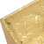 金诗洛 K5345 皮革纸巾盒 酒店银行售楼处PU皮质抽纸盒 金闪电24*12*9.5cm