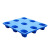 COFLYEE 1210九脚吹塑托盘 防滑塑料托板仓库防潮垫板 物流塑料栈板拖板2个起发 1.2*1米特厚款 默认蓝色，其他颜色咨询