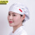 京洲实邦 咖啡色 可调节厨房帽防油烟餐厅工作防掉发包头护士帽子JZSB-9143XJ