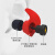 耳塞防噪音睡眠宿舍学生睡觉耳罩降噪防打鼾隔音静音神器专用 红色10枚海绵+2枚硅胶送收纳盒 M