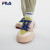 斐乐（FILA）官方FOSSO女鞋复古帆布鞋面包休闲鞋川行鞋小白鞋 烟玫瑰/砂色-OB 35.5