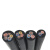 敏达（minda） 国标中型橡套线 3+1芯多股软橡套线缆 YZ3*6+1*4平方 1米