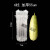西瓜气泡柱缓冲气柱袋水果包装袋快递羊角蜜瓜气泡袋气囊50个装 6柱羊角蜜瓜55um高30直径7
