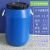 加厚50水桶塑料桶圆公斤废液桶发酵桶带盖60 30升圆桶蓝色