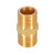出极 铜双外丝直接 对丝 短丝对接 加长牙丝进水管接头 一件价 34mm4分双外丝(2个)