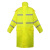 长款时尚荧光黄反光雨衣 成人连体雨衣 户外交通执勤反光雨衣雨披 多色可选  M