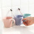 2个居家小麦秸秆漱口杯 刷牙杯大肚创意情侣牙刷杯洗漱杯 2个-颜色随机