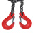 劲功g80级锰钢起重链条吊装索具国标铁链吊索具葫芦链条拖车链条吊链 2吨1腿1米