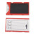 柯瑞柯林CXBQR0610磁性标签仓库标识牌货架标签物料卡红色强磁100个装出口专供