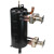 5-25匹冷凝器蒸发器空调空气能热交换器管壳式换热器 12匹410高效罐实心4管接头保温