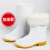 白色靴耐用高筒加棉靴雨鞋耐油耐酸工厂厨房保暖雨靴EVA胶鞋  36 30cm左右白色(牛筋底-加棉款