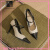 芳临（FANGLIN）轻奢品牌小香风法式玛丽珍女鞋2024新款温柔风尖头细跟高跟鞋单鞋 棕色【8cm】 35