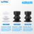 威尔克VRK VP系列风琴双层真空吸盘优质工业吸嘴波纹柔软型仿静电硅胶吸盘 VP06LGS 黑色硅胶/仿静电 