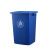 塑料无盖垃圾桶工业用垃圾箱公园物业小区分类桶60L20L30L50升100 20升绿色无盖