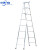 中环力安 梯子人字梯加厚双侧梯加固铁管合梯折叠梯方管移动楼梯B 冲压加厚2.83米