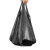 冰禹 BYQ-674 酒店物业加厚垃圾袋 大号垃圾袋黑色塑料袋（100个）30*50cm手提款