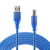 USB2.0打印机数据线高速方口连接转接线 A公对B公 带屏蔽磁环 10M