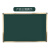 优质加厚加硬挂式学校教室办公磁性大黑板写粉笔绿板白板定制 定制黑色的黑板