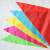 震天工 彩条旗 类型：三角串旗 一条价 长度：100m