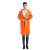 有豫 环卫双层雨衣 长款连体全身劳保户外反光雨衣 PVC成人男雨衣  环卫双层长风衣   单位：件  2XL