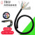 高柔性拖链电缆线TRVV0.75平方2芯-7芯1000万/1500万机器人电源线 TRVV 2芯0.75平方1000万次 一米 灰色