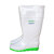 白色雨靴男女中高筒雨鞋厨房食堂防滑套鞋耐磨耐油耐酸碱水鞋 白色绿底高筒 45