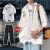 SSCURVE青少年套装搭配潮流2024年新款夏季衬衫三件套男韩版潮流帅气一套 白衬衫+直筒小西裤 2件套叁 XL 质版