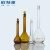 铂特体 容量瓶 加厚玻璃容量瓶高硼硅容量瓶 实验室器皿 实验用容量瓶 棕色 50ml