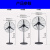 利兴 LX-526 工业风扇 强力电风扇 工厂车间摇头牛角扇商用电扇 650型落地扇 铝叶（3米线）