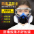 防毒面具全面罩防护防尘口罩全脸放毒氧气喷漆工业粉尘 滤盒1对