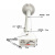 监控摄像头支架室外加长铝合金伸缩球机支架万向鸭嘴枪机吊装璧装 12米
