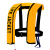 雅恪尚 便携式救生衣全自动充气式救生衣 钓鱼气胀式船用手动充气救生衣 (黄色自动款)